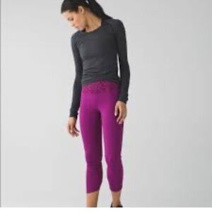 Lululemon pink leggings size 6